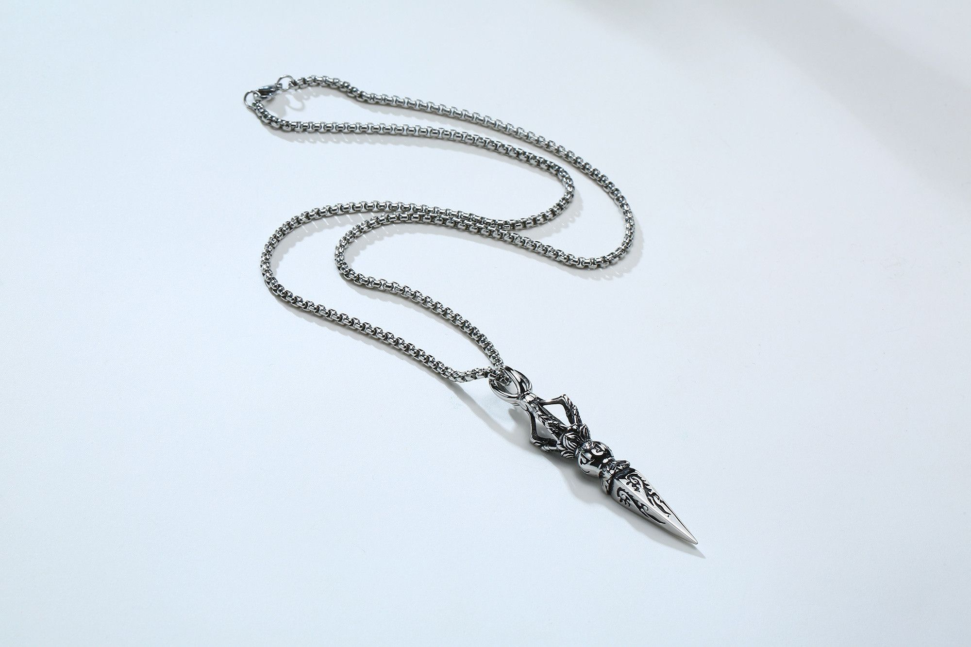 Jewelry Stainless Steel Amulet Necklace Size ONE SIZE - 1 Thumbnail
