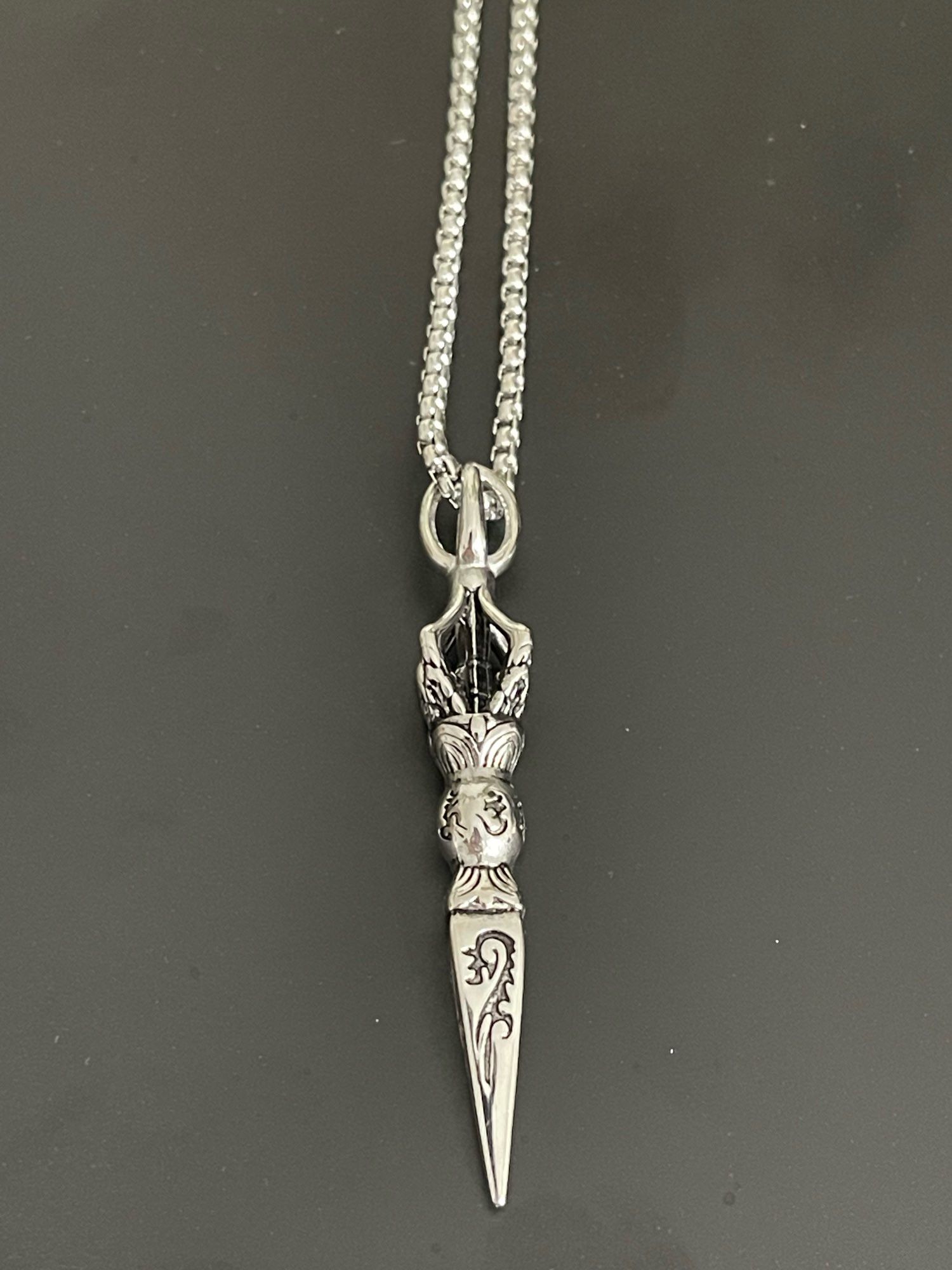 Jewelry Stainless Steel Amulet Necklace Size ONE SIZE - 4 Thumbnail