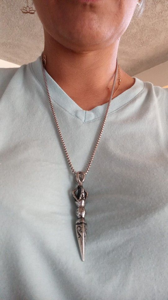 Jewelry Stainless Steel Amulet Necklace Size ONE SIZE - 2 Thumbnail