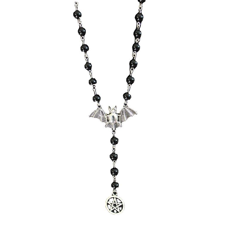 Jewelry Gothic Bat Pendant Necklace Size ONE SIZE - 1 Thumbnail