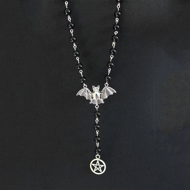 Jewelry Gothic Bat Pendant Necklace Size ONE SIZE - 4 Thumbnail