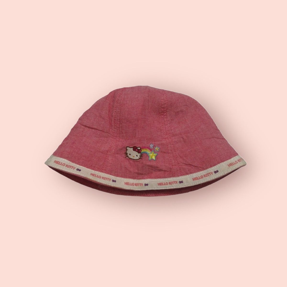 Cartoon Network × Japanese Brand × Vintage VINTAGE HELLO KITTY KIDS BUCKET HAT Size ONE SIZE - 1 Thumbnail