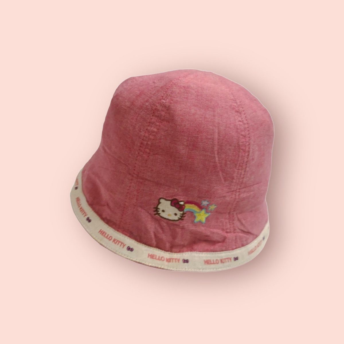 Cartoon Network × Japanese Brand × Vintage VINTAGE HELLO KITTY KIDS BUCKET HAT Size ONE SIZE - 5 Thumbnail