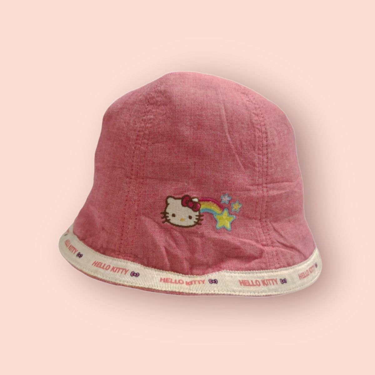 Cartoon Network × Japanese Brand × Vintage VINTAGE HELLO KITTY KIDS BUCKET HAT Size ONE SIZE - 4 Thumbnail