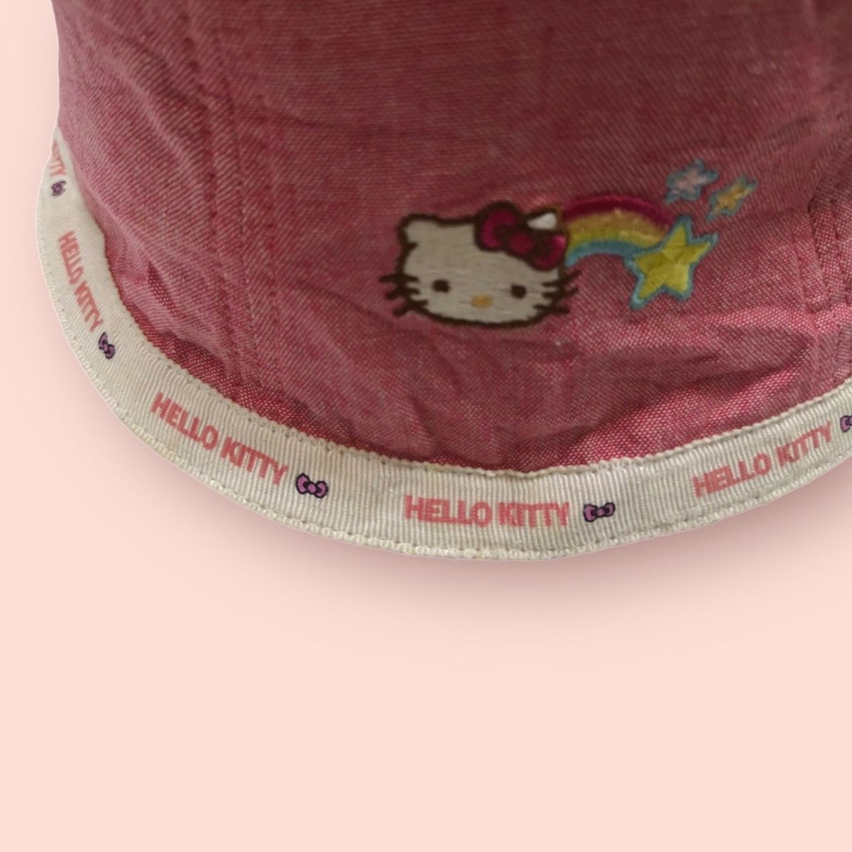 Cartoon Network × Japanese Brand × Vintage VINTAGE HELLO KITTY KIDS BUCKET HAT Size ONE SIZE - 6 Thumbnail
