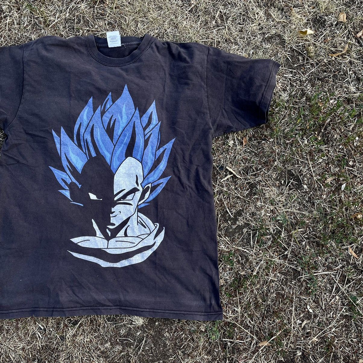 Vintage Vintage 90s Anime Graphic Tee Faded Black Streetwear Baggy L Size US L / EU 52-54 / 3 - 3 Thumbnail