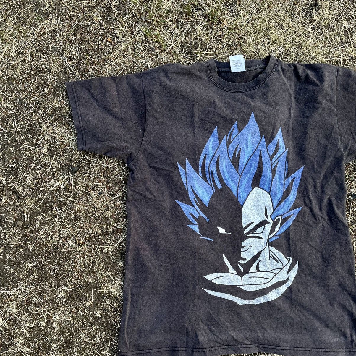 Vintage Vintage 90s Anime Graphic Tee Faded Black Streetwear Baggy L Size US L / EU 52-54 / 3 - 4 Thumbnail