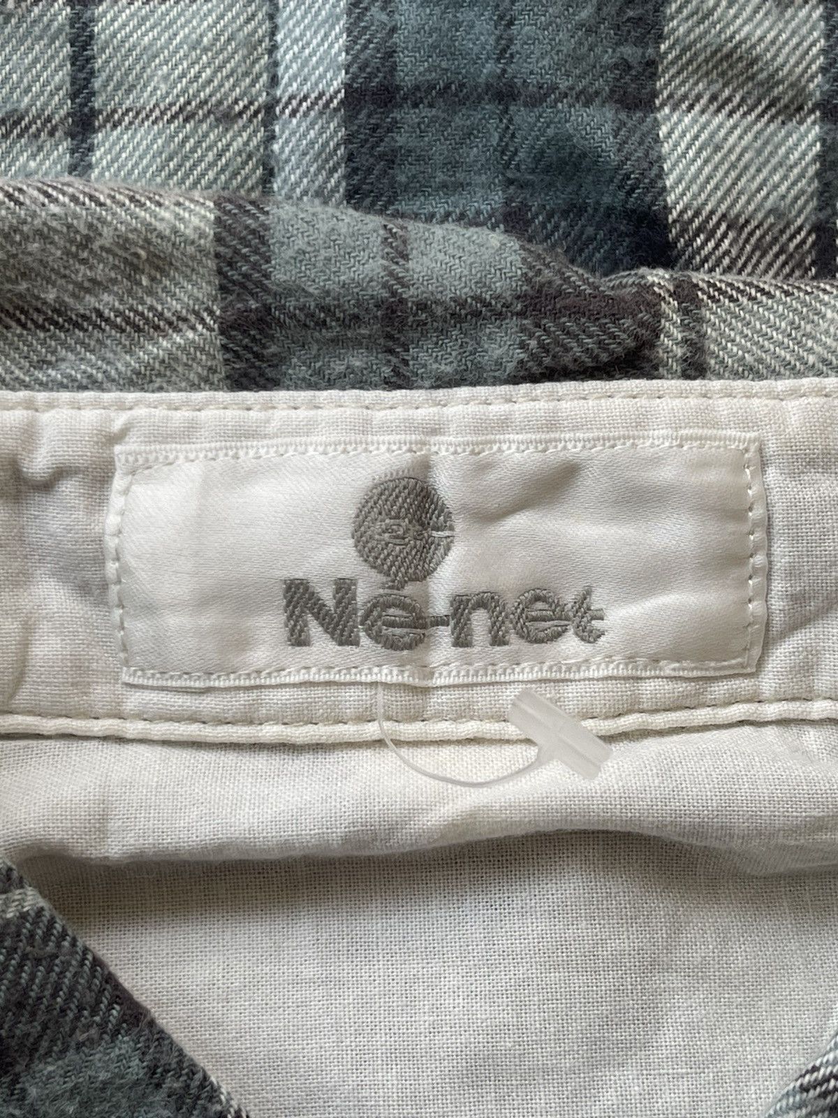 Ne-Net Ne Net By Issey Miyake Cat Logo Flanell Dress Size M / US 6-8 / IT 42-44 - 5 Thumbnail