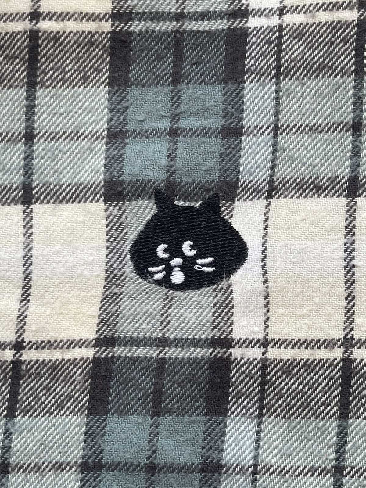 Ne-Net Ne Net By Issey Miyake Cat Logo Flanell Dress Size M / US 6-8 / IT 42-44 - 4 Thumbnail