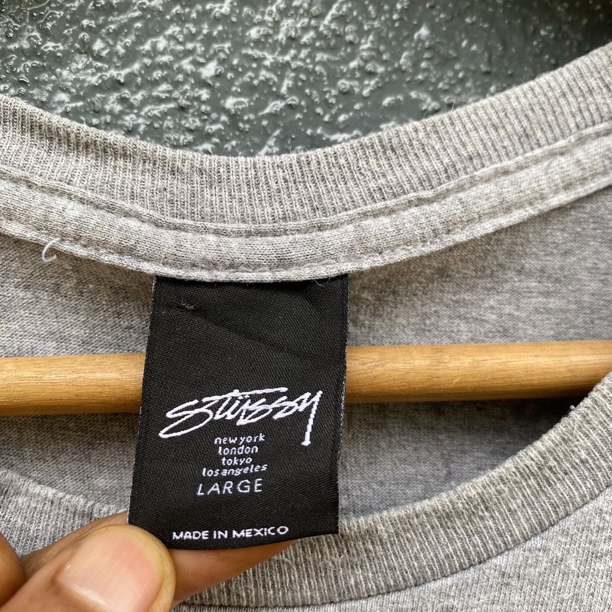 Stussy Vintage Y2K Stussy Get Ready Rock ERD GRUNGE THRASHED TEE Size US L / EU 52-54 / 3 - 3 Thumbnail