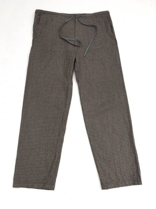 image of Journal Standard Wool Checked Casual Pants in Brown, Men's (Size 34)