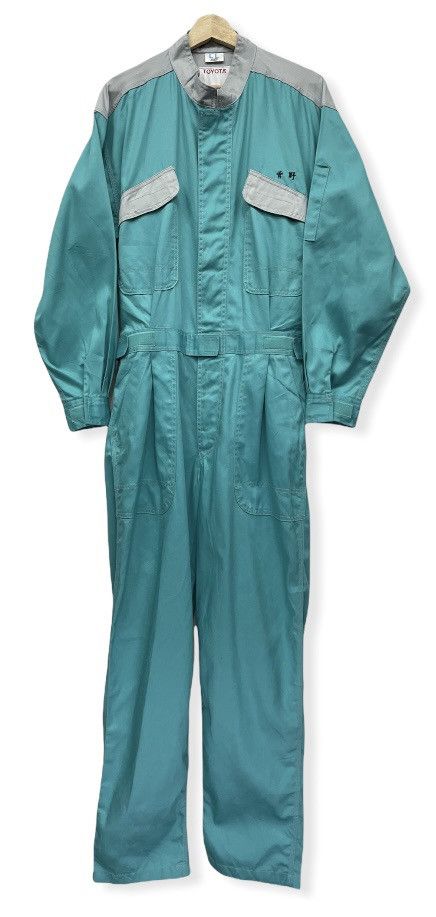 Gear for Sports AMAZING 90's! TOYOTA 3 Monkey Japan Turquoise Coverall Size US 33 - 5 Thumbnail