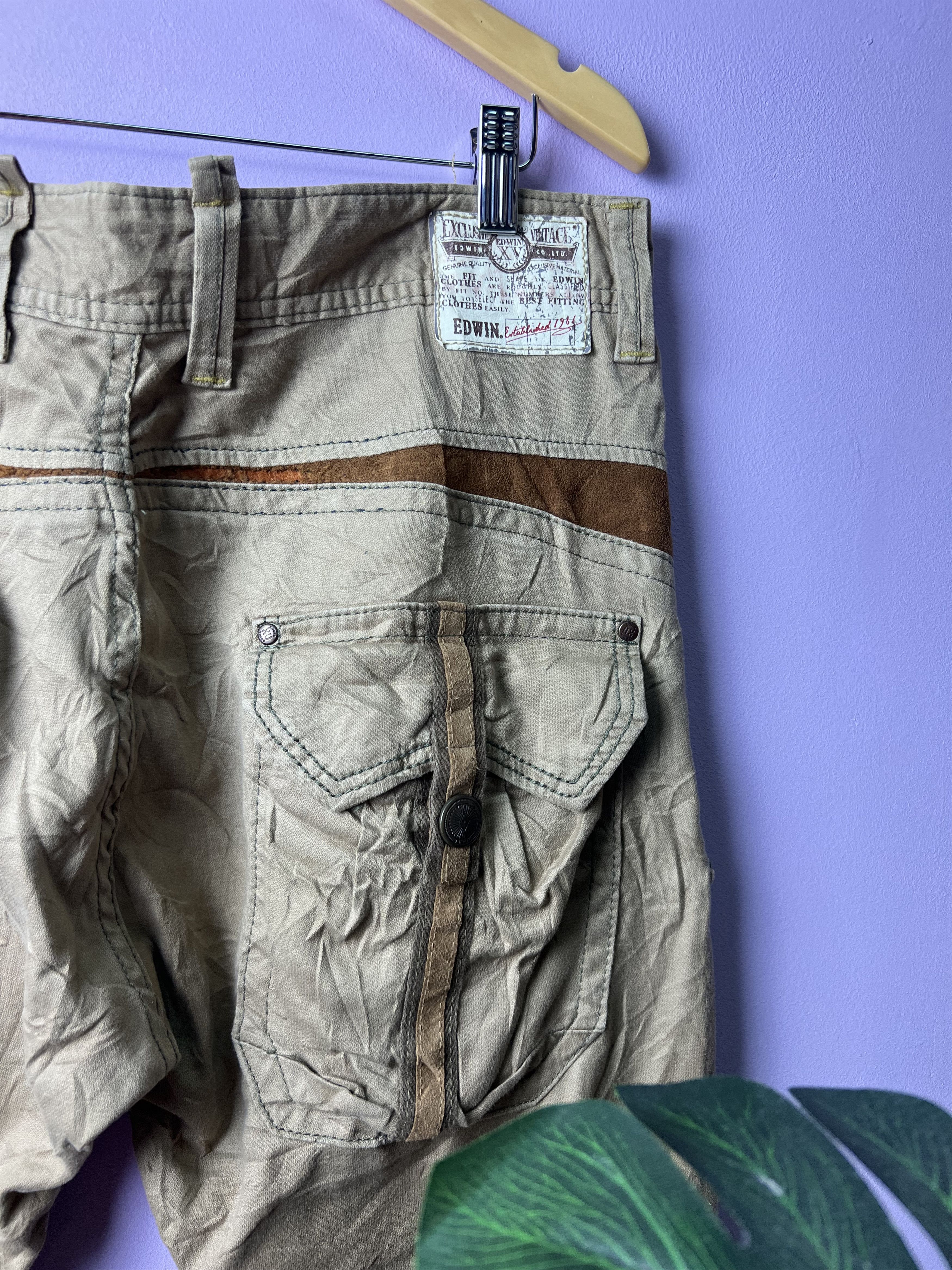 Edwin 🔥Vintage Rare Edwin XV Cargo Pants Size US 35 - 13 Thumbnail