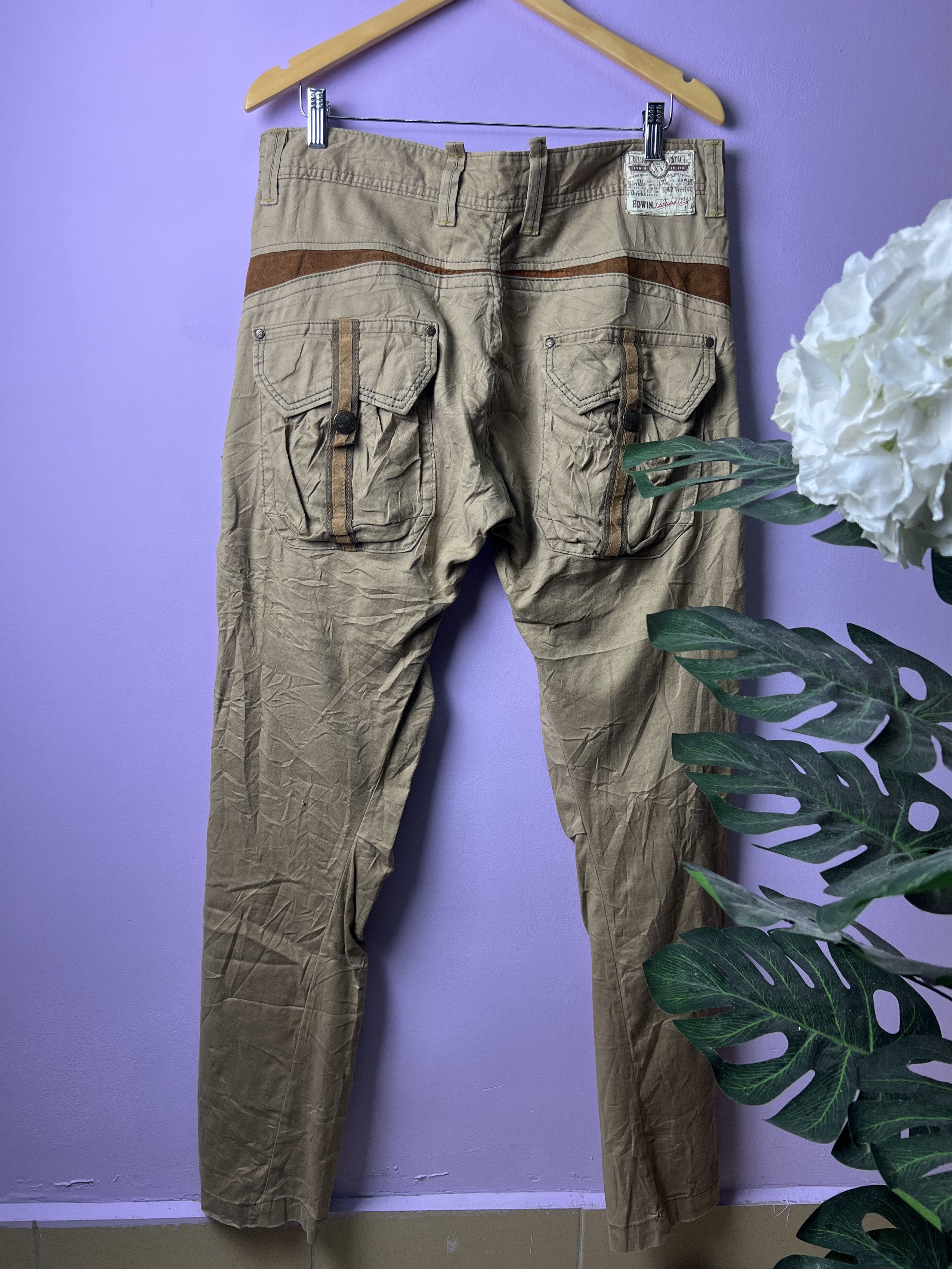 Edwin 🔥Vintage Rare Edwin XV Cargo Pants Size US 35 - 3 Thumbnail