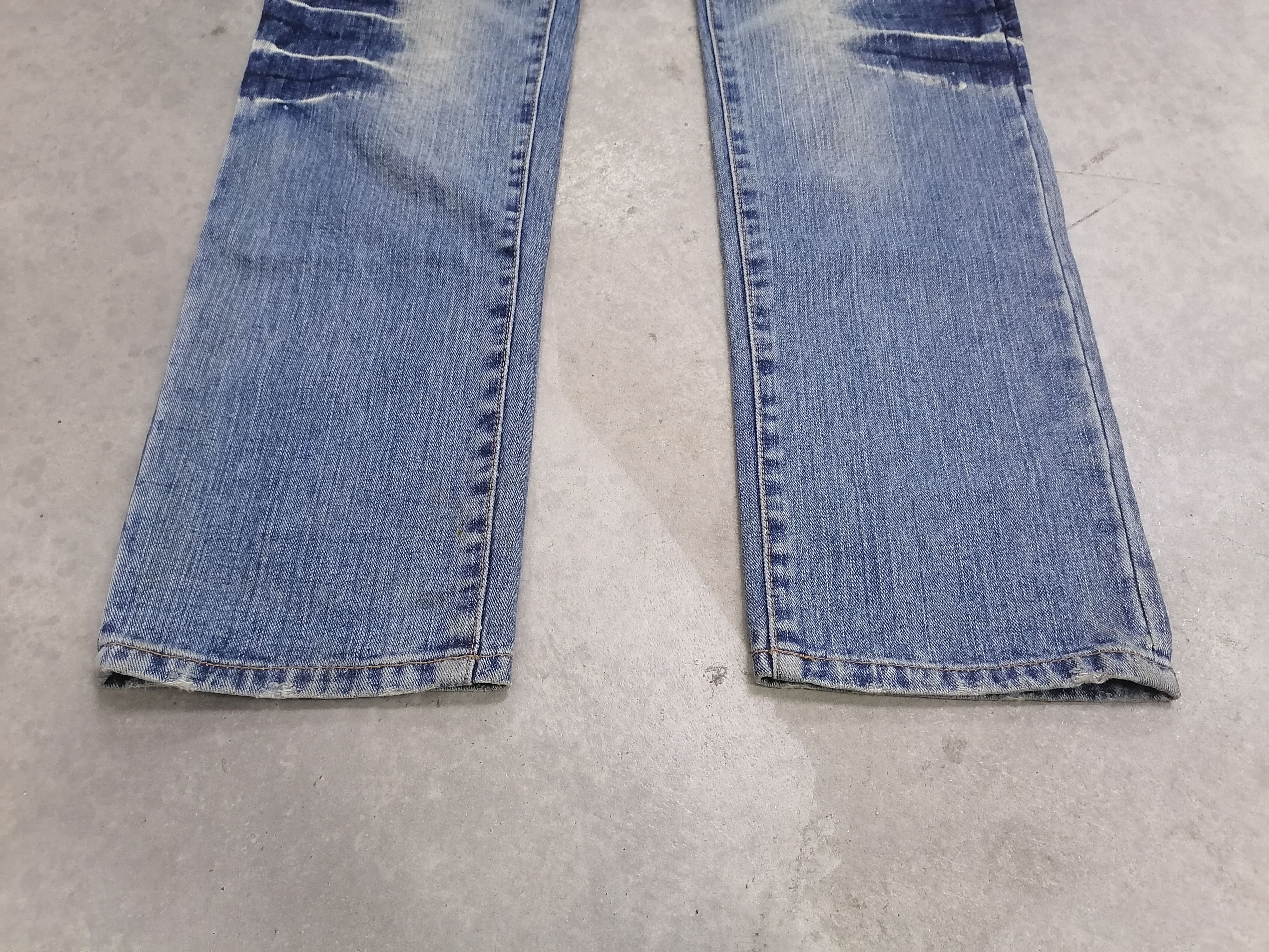 Hysteric Glamour 🔥Root Three Washed Blue Multizipper Distressed Denim Pants⚡ Size US 33 - 3 Thumbnail