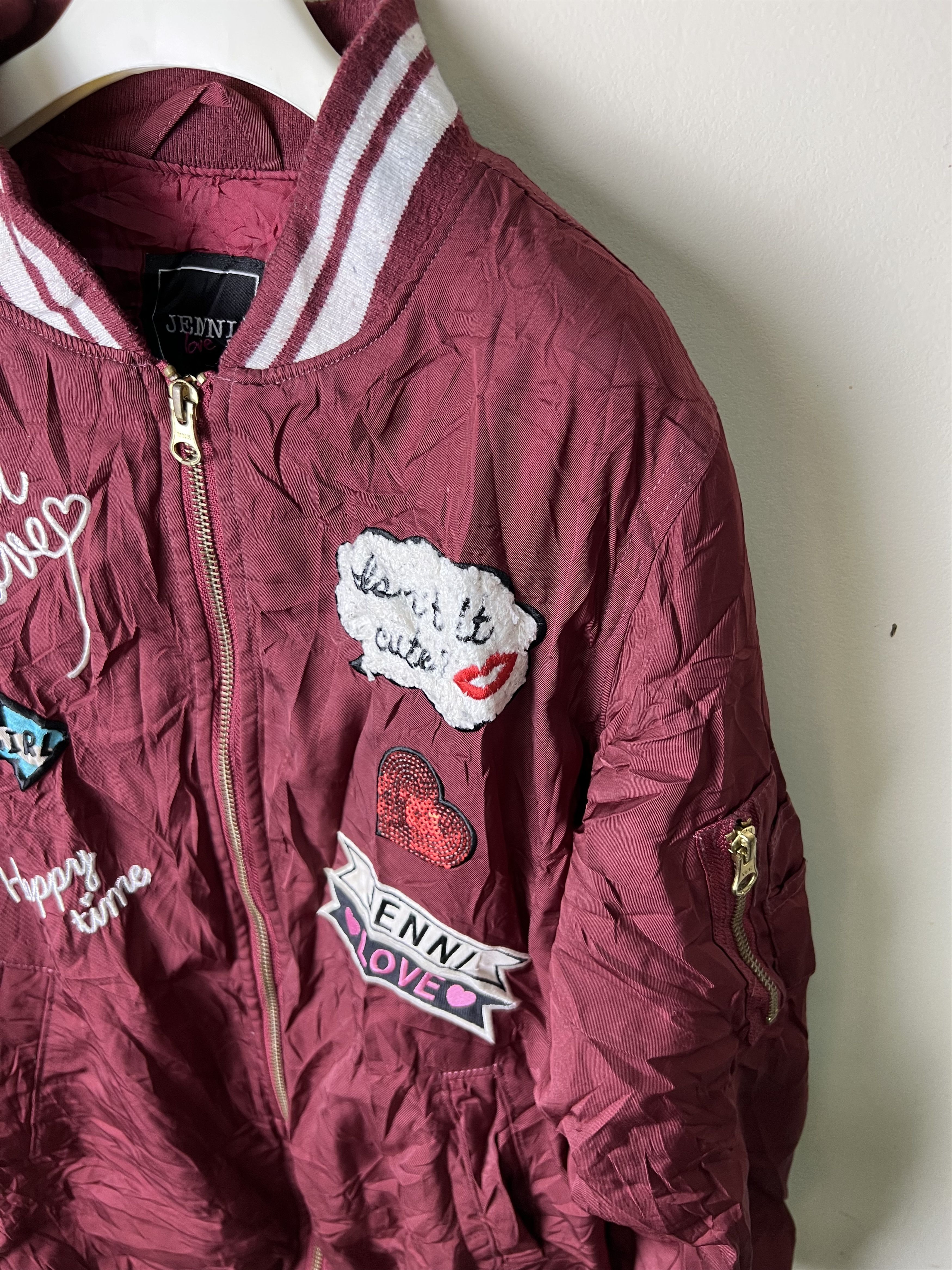 Japanese Brand 🔥Jenni Love Patches Zipper Jackets Size US S / EU 44-46 / 1 - 5 Thumbnail