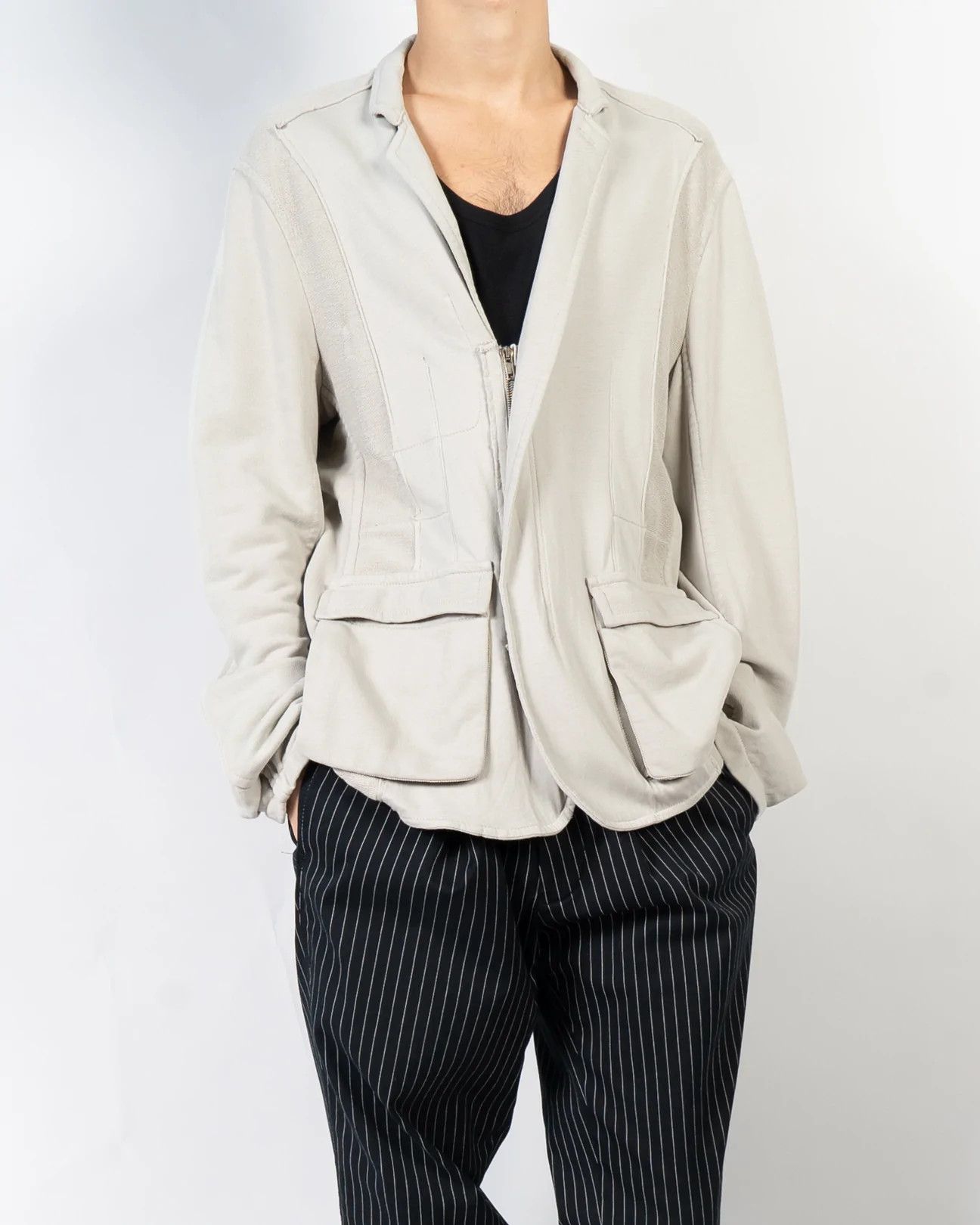 Haider Ackermann SS20 Grey Perth Jacket Sample Size US S / EU 44-46 / 1 - 3 Thumbnail