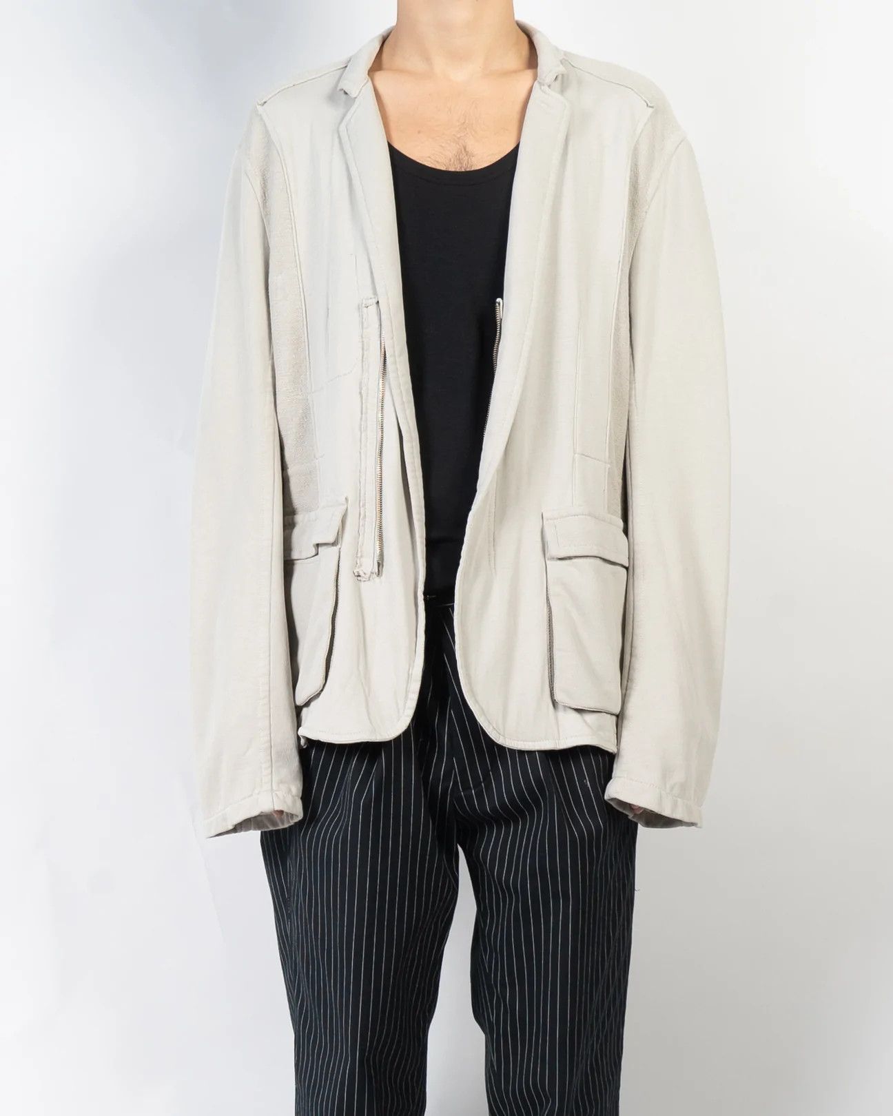 Haider Ackermann SS20 Grey Perth Jacket Sample Size US S / EU 44-46 / 1 - 2 Thumbnail