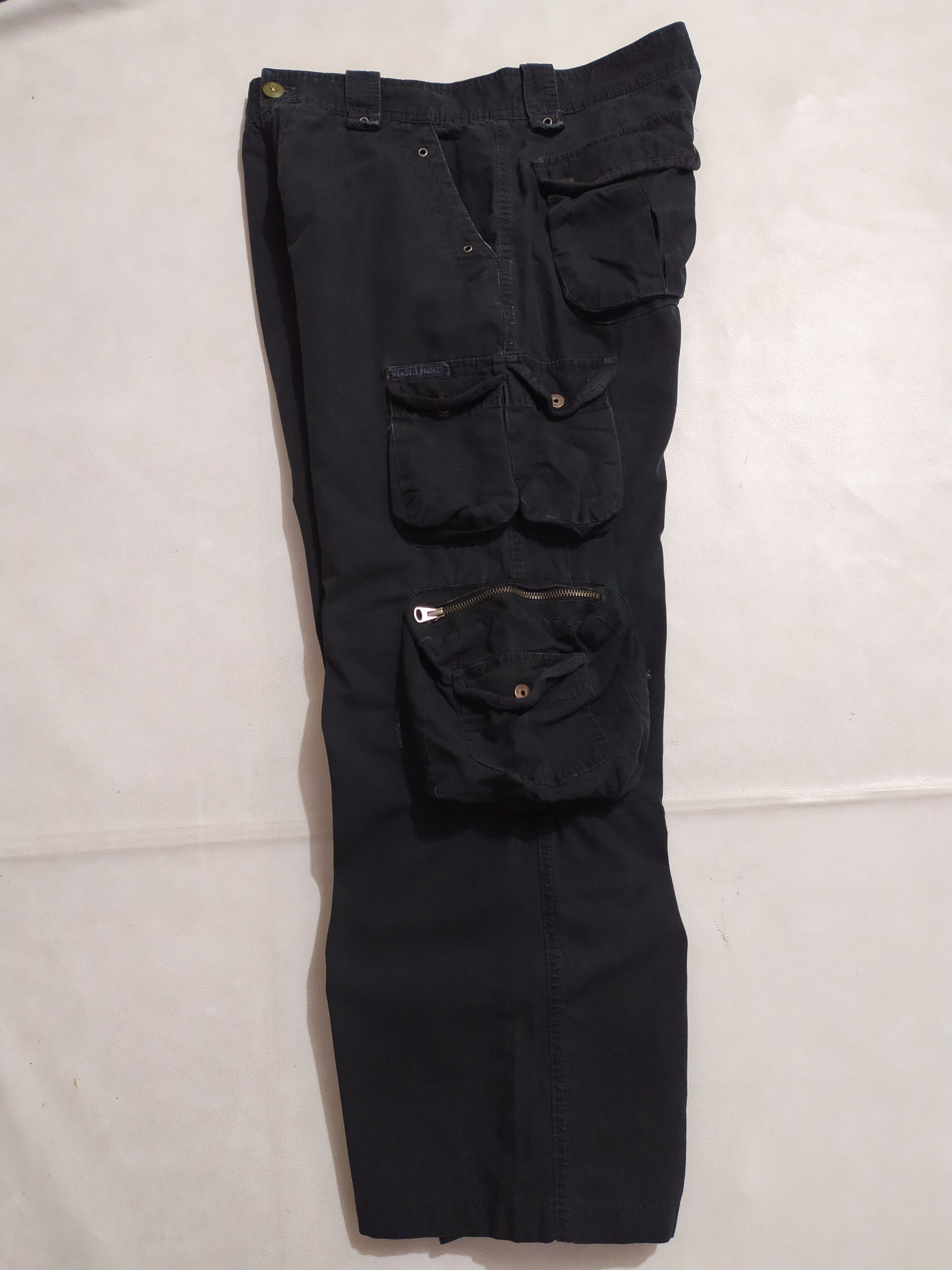 Japanese Brand Hendrix Multipocket Tactical Cargo Pants baggy Size US 33 - 12 Thumbnail