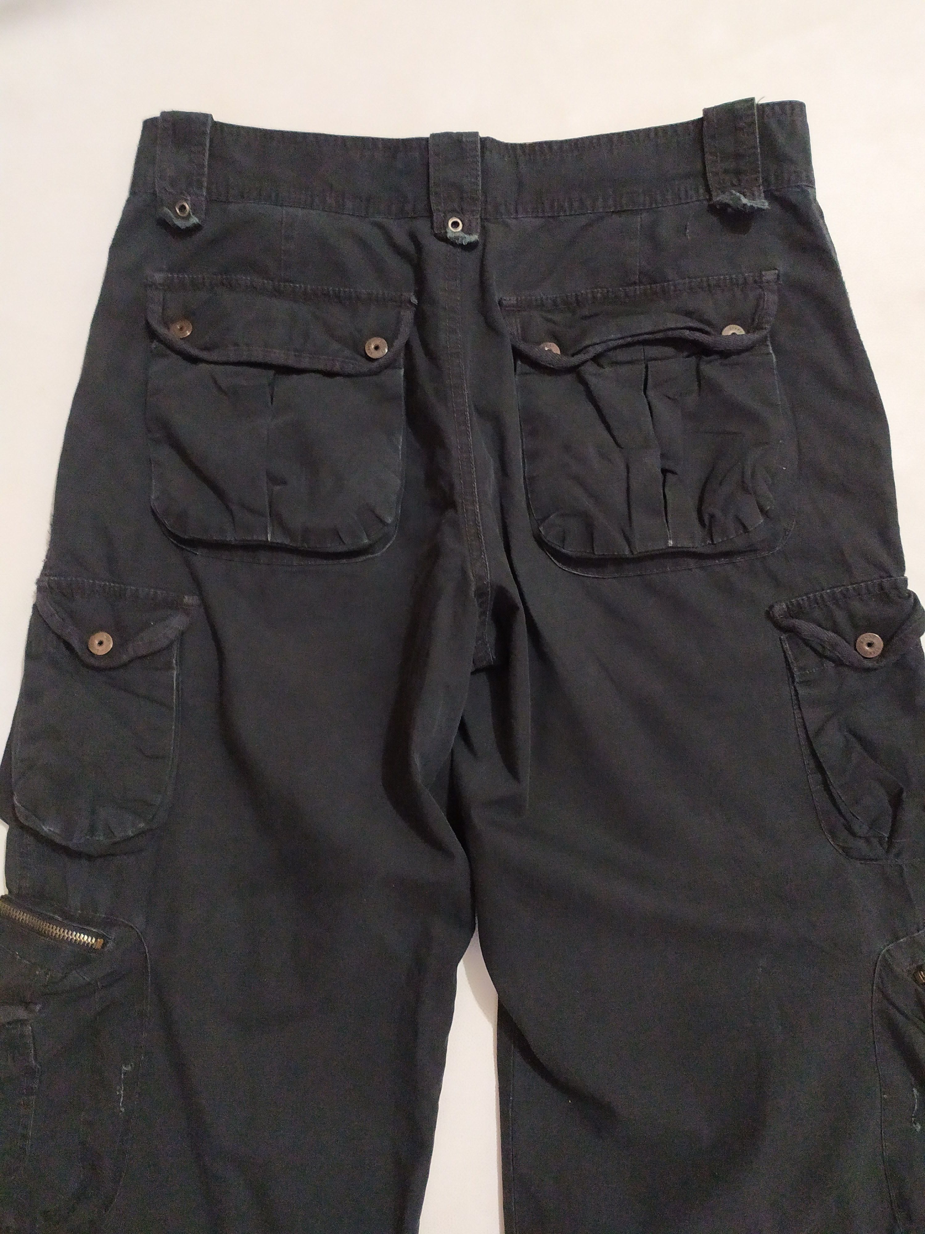 Japanese Brand Hendrix Multipocket Tactical Cargo Pants baggy Size US 33 - 6 Thumbnail