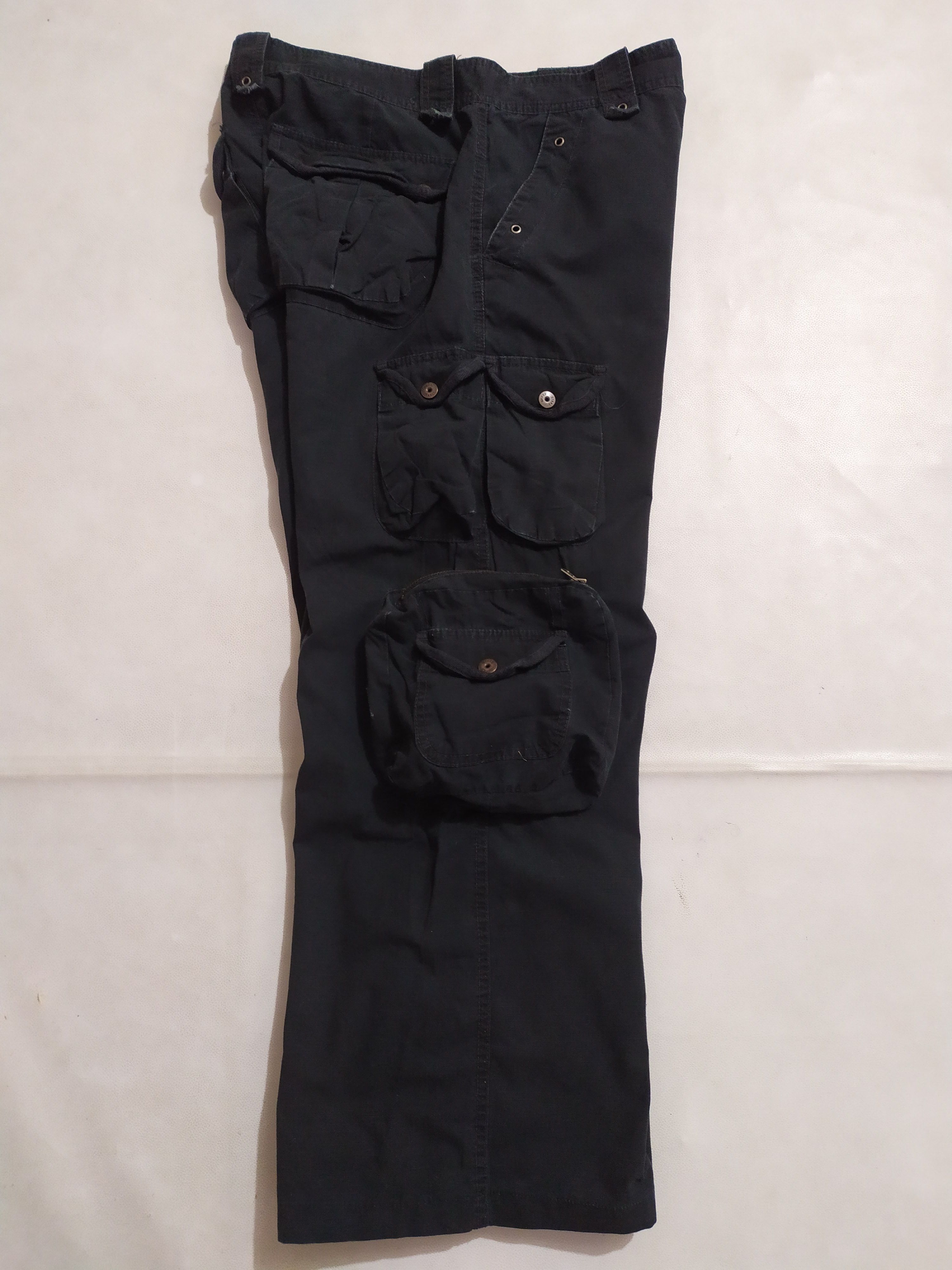 Japanese Brand Hendrix Multipocket Tactical Cargo Pants baggy Size US 33 - 14 Thumbnail