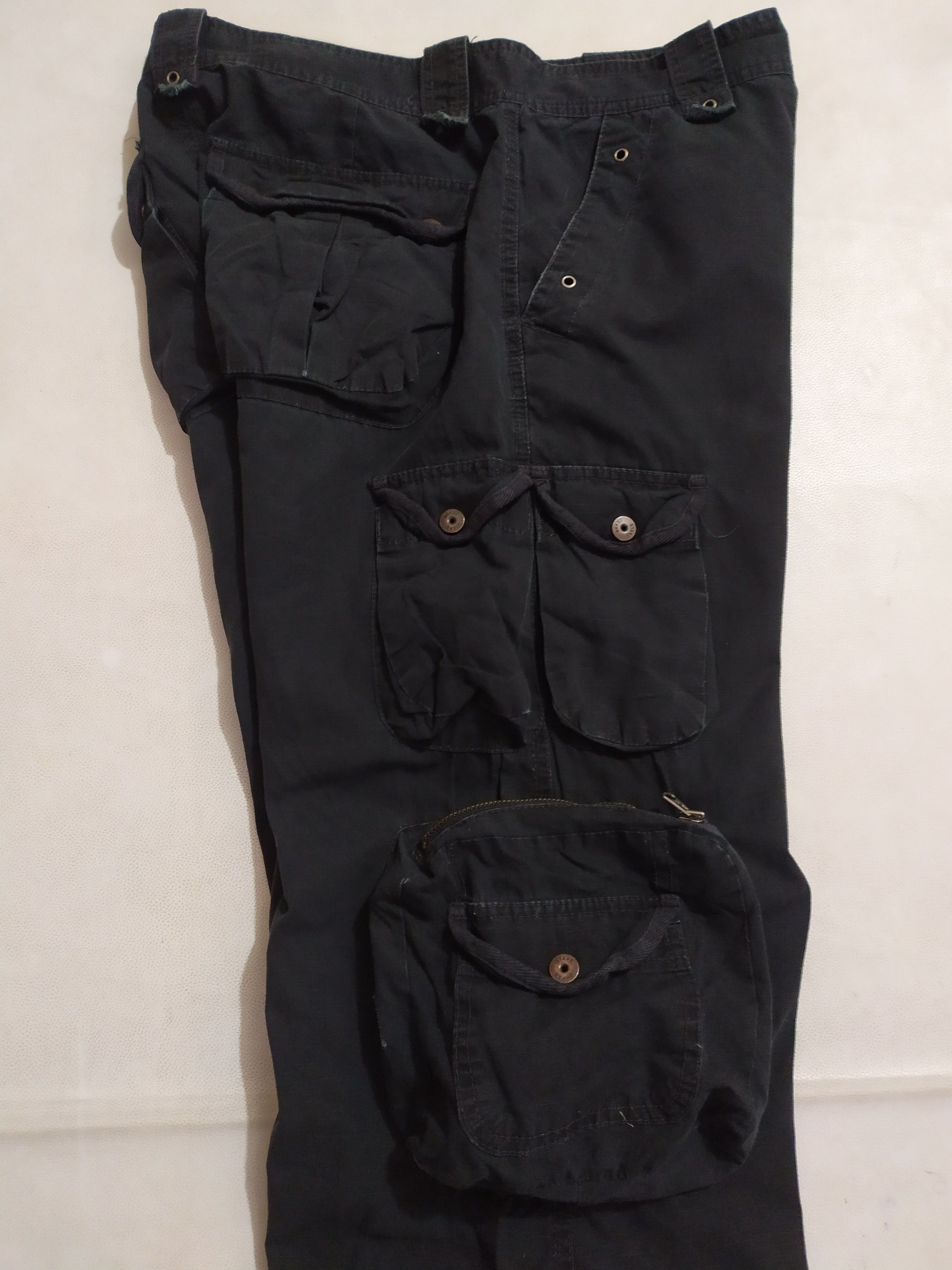 Japanese Brand Hendrix Multipocket Tactical Cargo Pants baggy Size US 33 - 15 Thumbnail