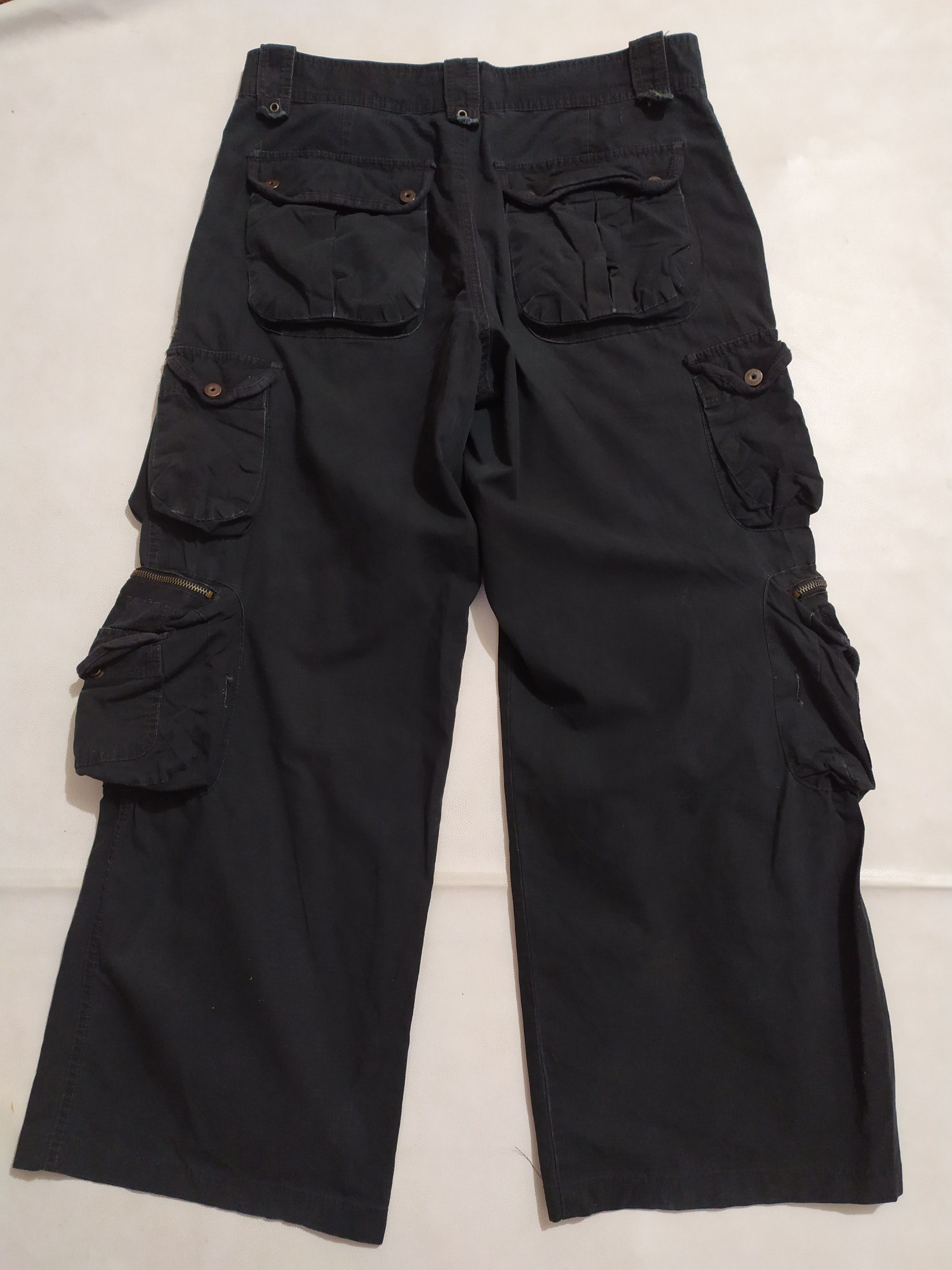 Japanese Brand Hendrix Multipocket Tactical Cargo Pants baggy Size US 33 - 5 Thumbnail