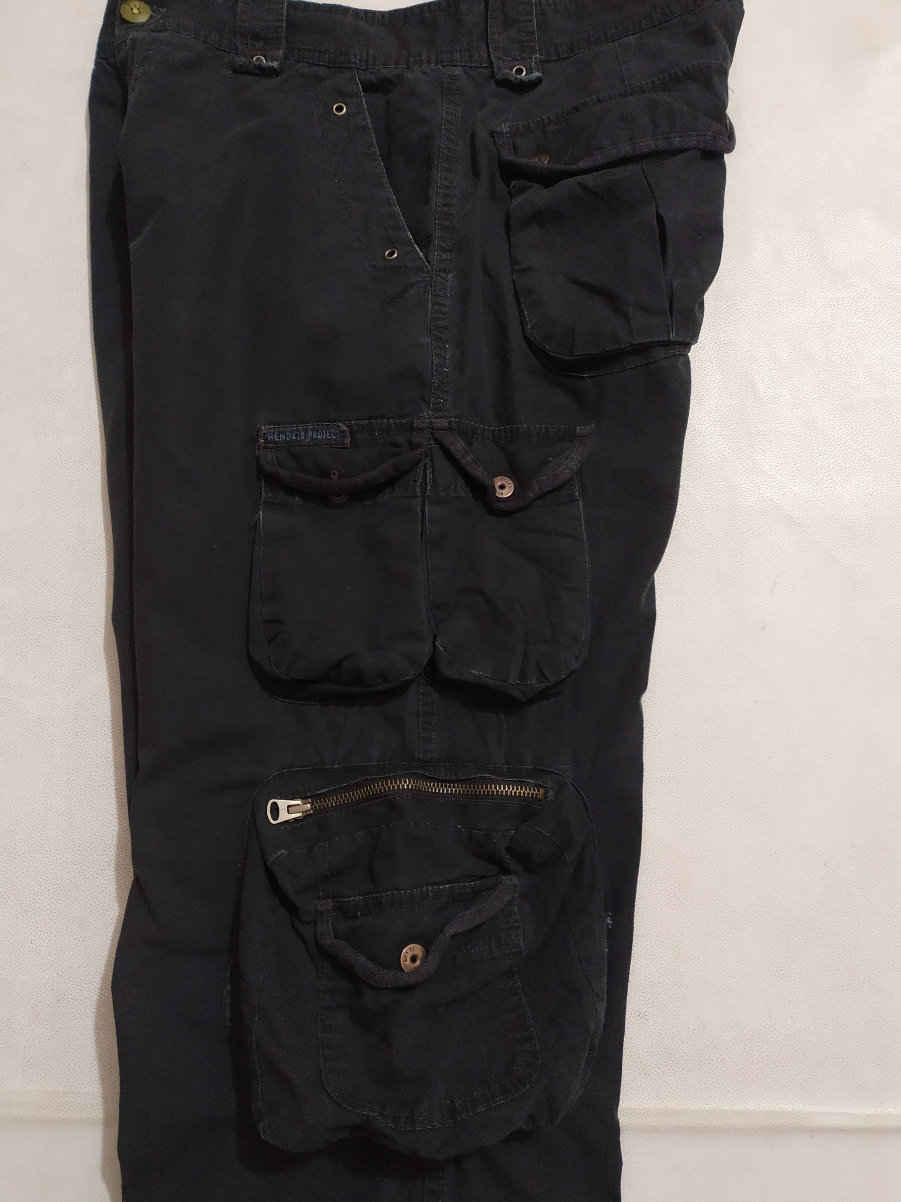 Japanese Brand Hendrix Multipocket Tactical Cargo Pants baggy Size US 33 - 13 Thumbnail