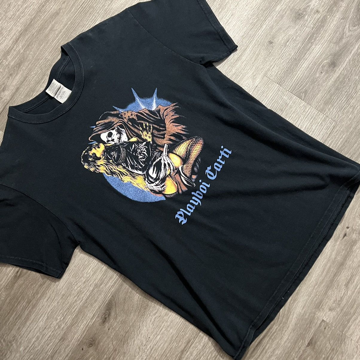 image of Playboi Carti 2016 Tour Tee in Black, Men's (Size Medium)