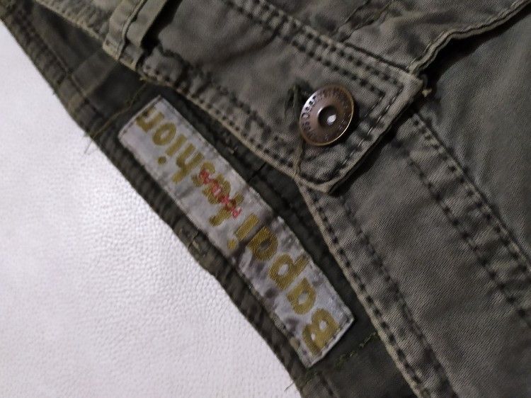Japanese Brand 🔥Bapai Cargo Tactical Multi pocket Olive Colour Pants Size US 29 - 11 Thumbnail