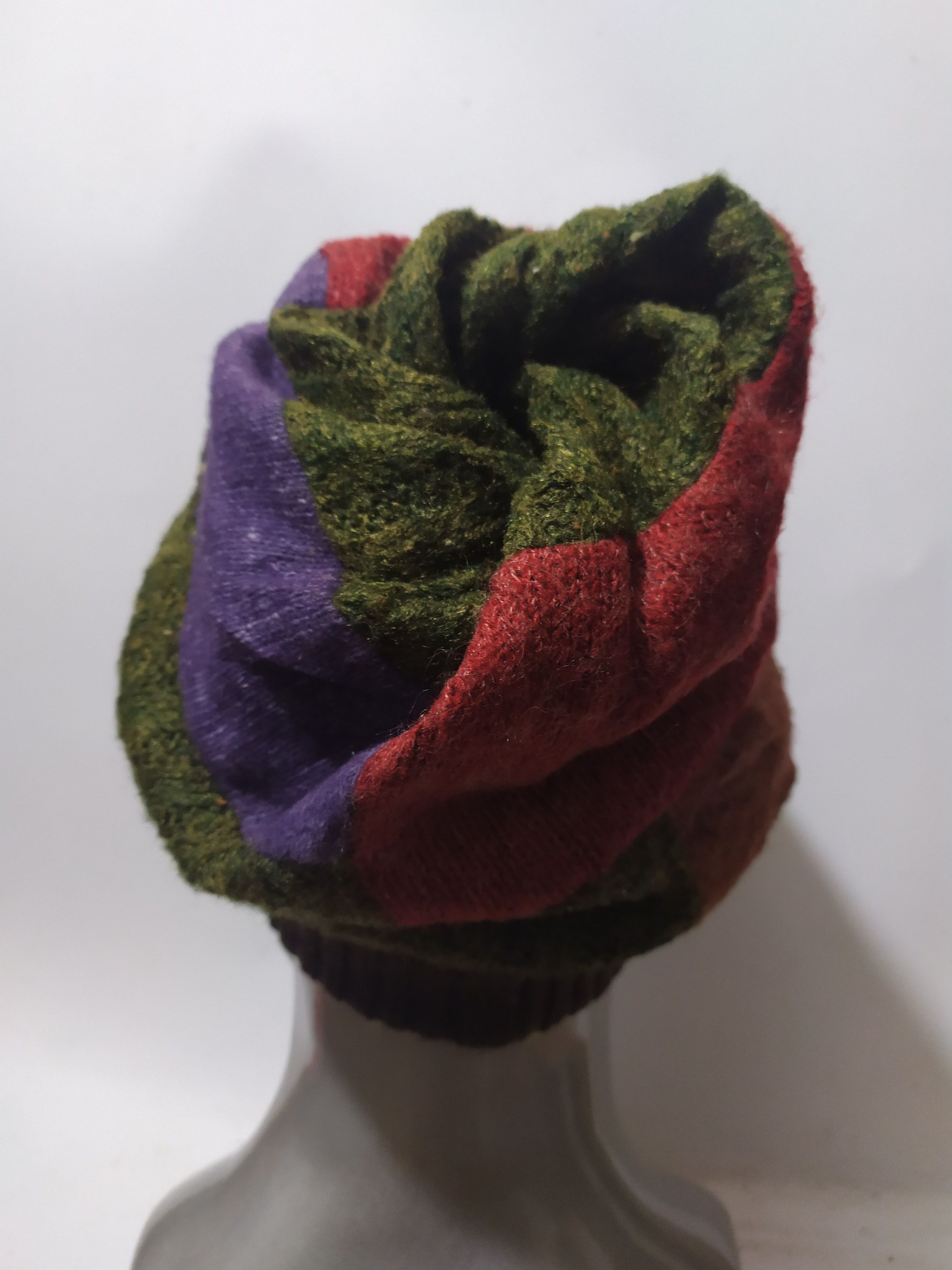 Japanese Brand 🔥Titicaca Japanese Patchwork Design Beanie Hats Size ONE SIZE - 7 Thumbnail