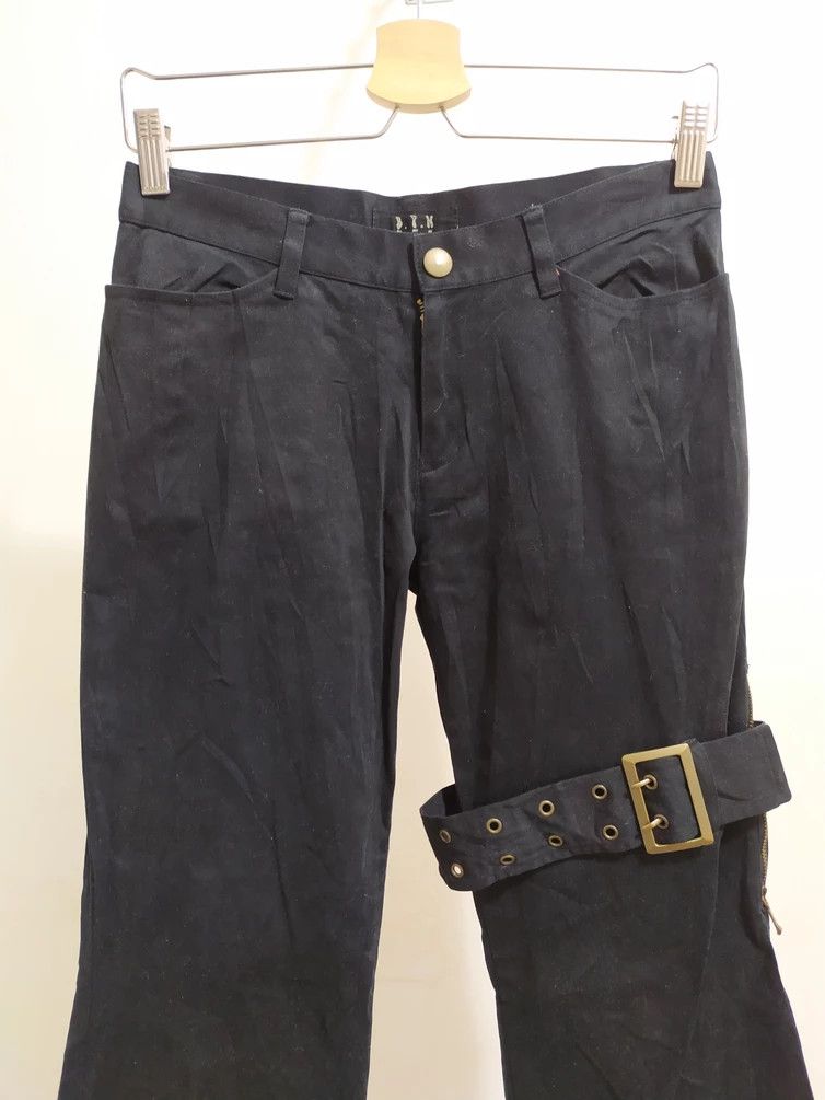 Japanese Brand 🔥Made In Japan B.P.N Black Bondage Pants Size US 28 / EU 44 - 2 Thumbnail