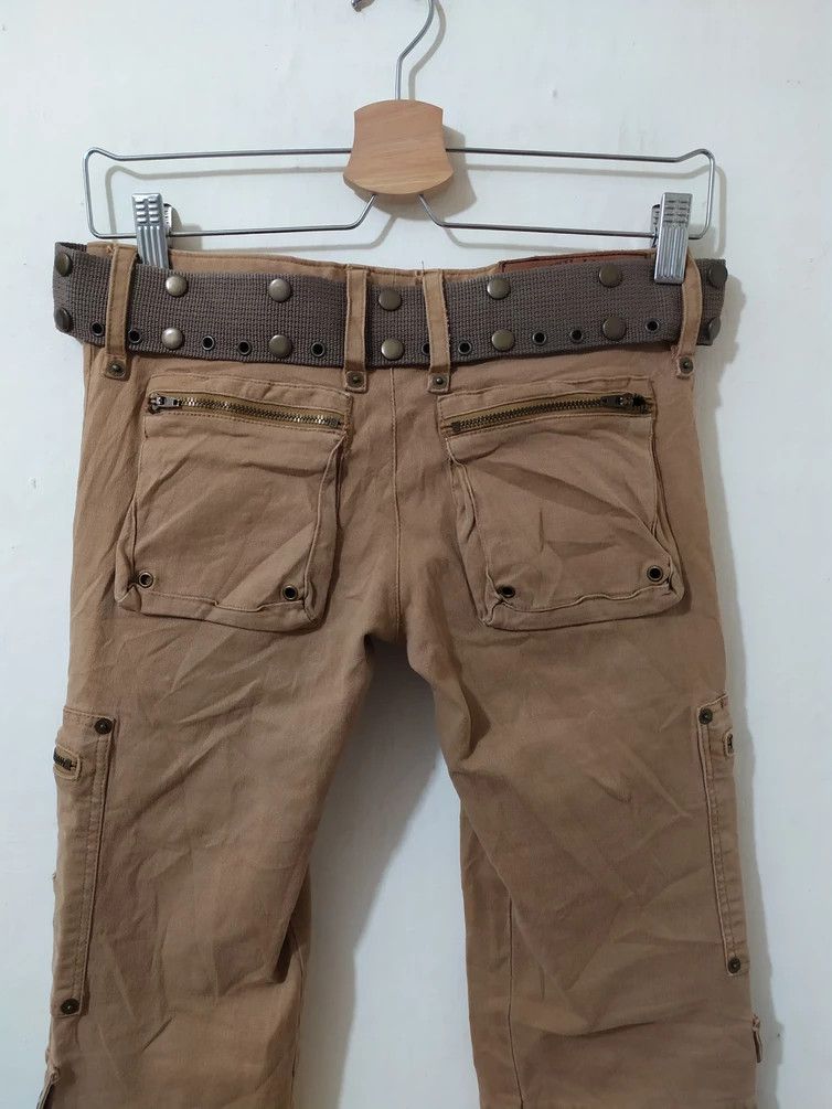 Japanese Brand 🔥Cecill McBee Multipocket Tactical Military Bondage Pants Size 27" / US 4 / IT 40 - 8 Thumbnail
