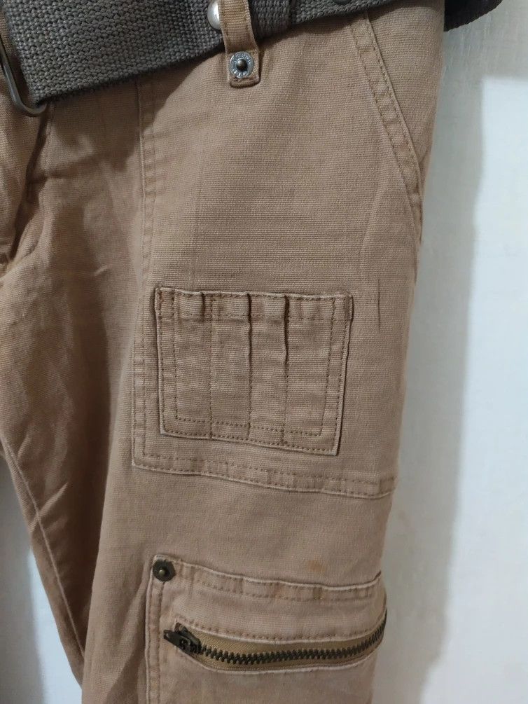 Japanese Brand 🔥Cecill McBee Multipocket Tactical Military Bondage Pants Size 27" / US 4 / IT 40 - 4 Thumbnail