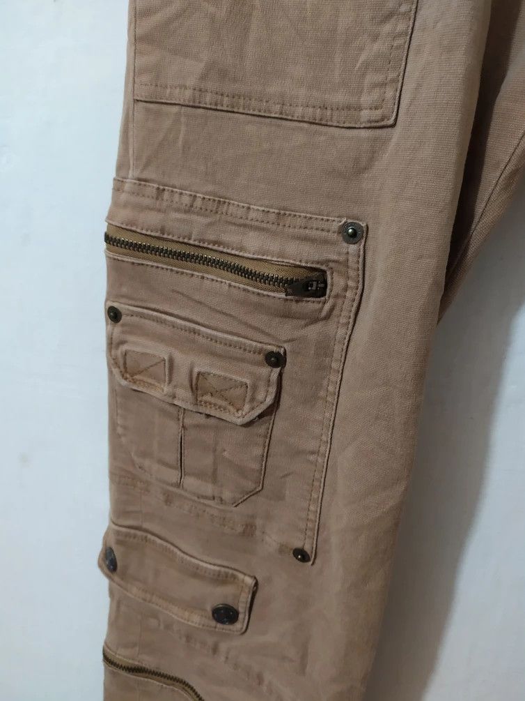 Japanese Brand 🔥Cecill McBee Multipocket Tactical Military Bondage Pants Size 27" / US 4 / IT 40 - 5 Thumbnail