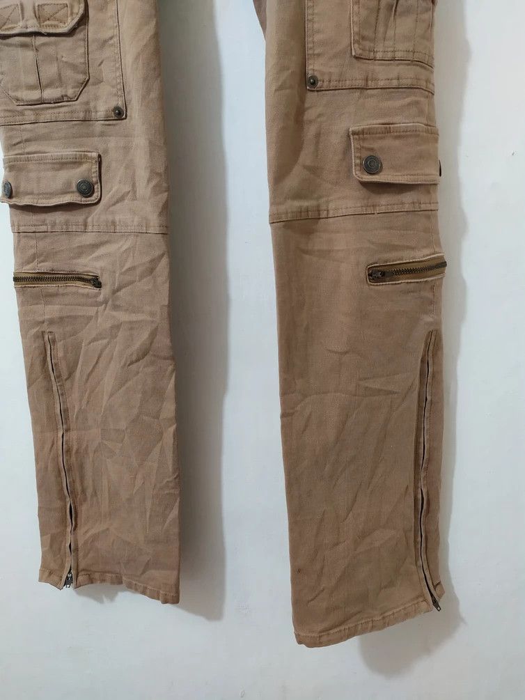 Japanese Brand 🔥Cecill McBee Multipocket Tactical Military Bondage Pants Size 27" / US 4 / IT 40 - 3 Thumbnail