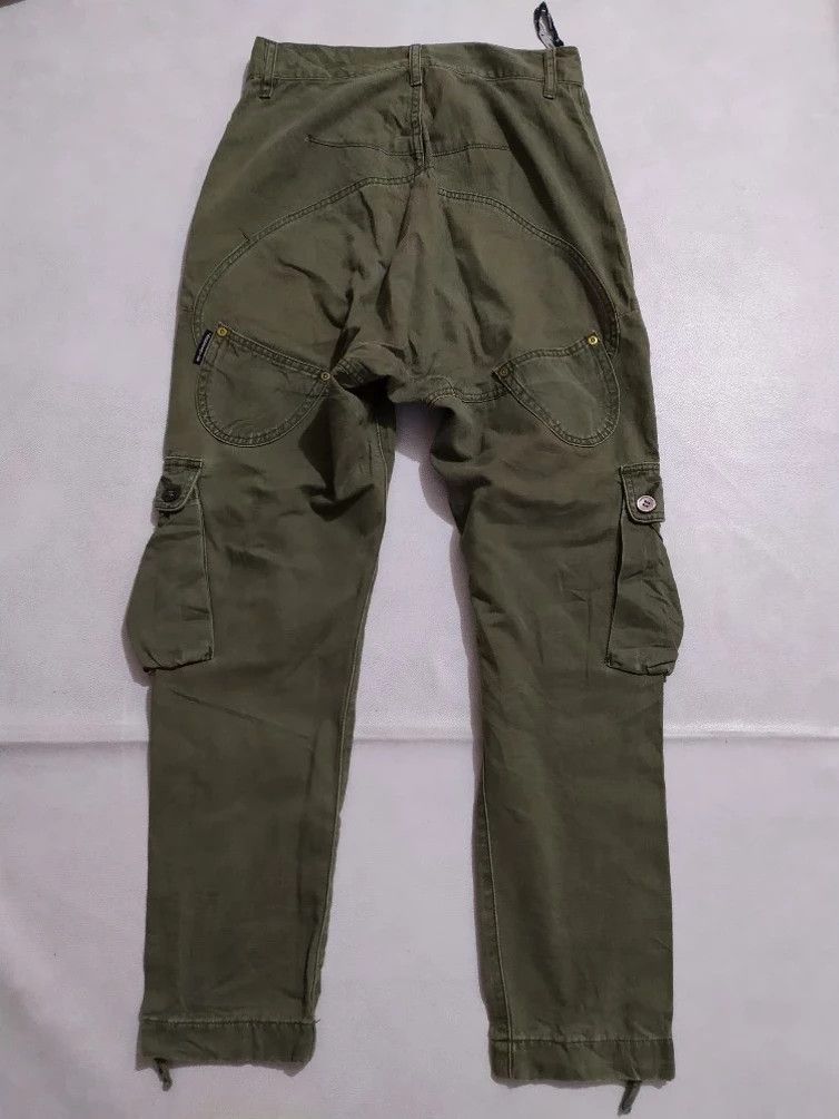 Issey Miyake × mercibeaucoup 🔥Miyake Mercibeaucoup Drop Crotch Olive Cargo Pants Size US 29 - 5 Thumbnail