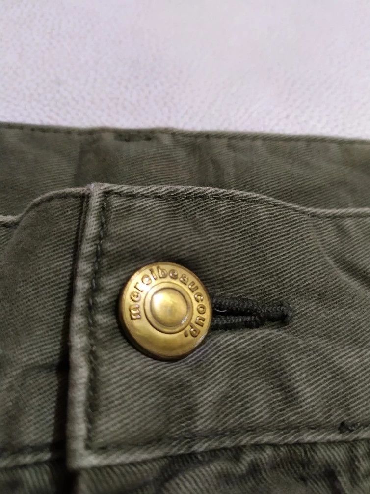 Issey Miyake × mercibeaucoup 🔥Miyake Mercibeaucoup Drop Crotch Olive Cargo Pants Size US 29 - 4 Thumbnail