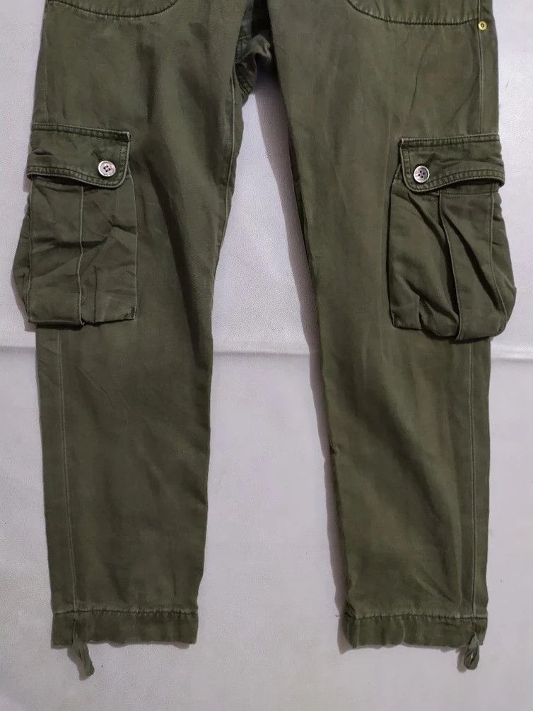 Issey Miyake × mercibeaucoup 🔥Miyake Mercibeaucoup Drop Crotch Olive Cargo Pants Size US 29 - 3 Thumbnail