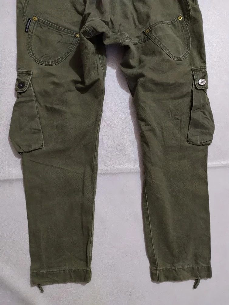 Issey Miyake × mercibeaucoup 🔥Miyake Mercibeaucoup Drop Crotch Olive Cargo Pants Size US 29 - 7 Thumbnail