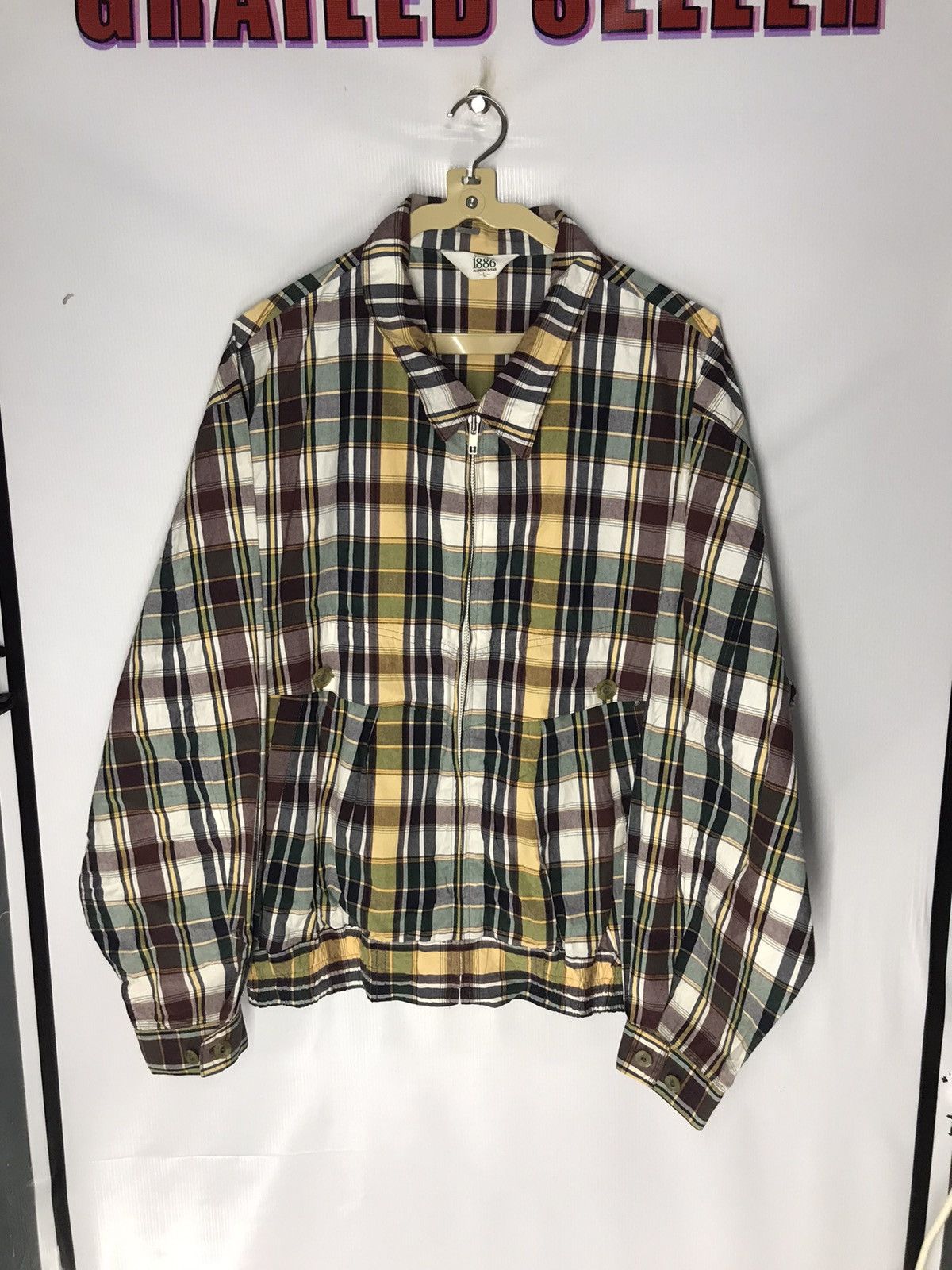 Japanese Brand × Vintage Vintage grandslam munsingwear 1886 zipper jacket Size US L / EU 52-54 / 3 - 8 Thumbnail