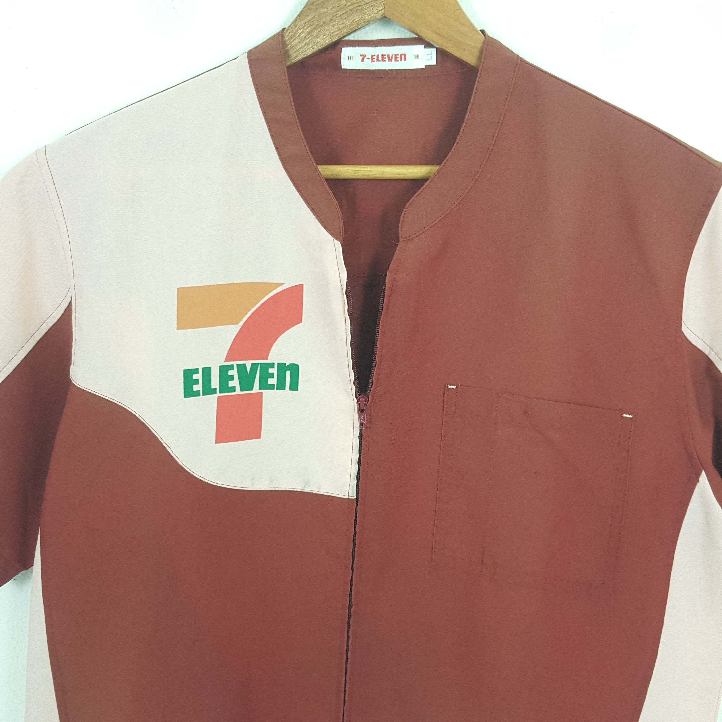 Japanese Brand × Vintage Vintage 7 ELEVEN Japanese Brand Streetwear Jacket Size US L / EU 52-54 / 3 - 2 Thumbnail