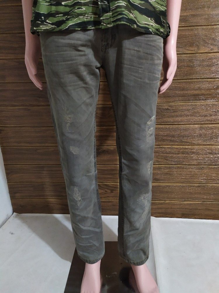 Just Cavalli × Roberto Cavalli 🔥Just Cavalli Distressed Denim Size US 30 / EU 46 - 14 Thumbnail