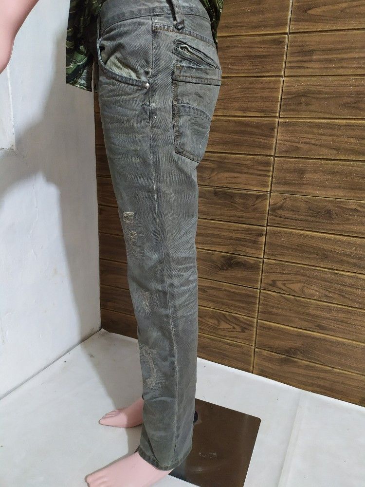 Just Cavalli × Roberto Cavalli 🔥Just Cavalli Distressed Denim Size US 30 / EU 46 - 15 Thumbnail