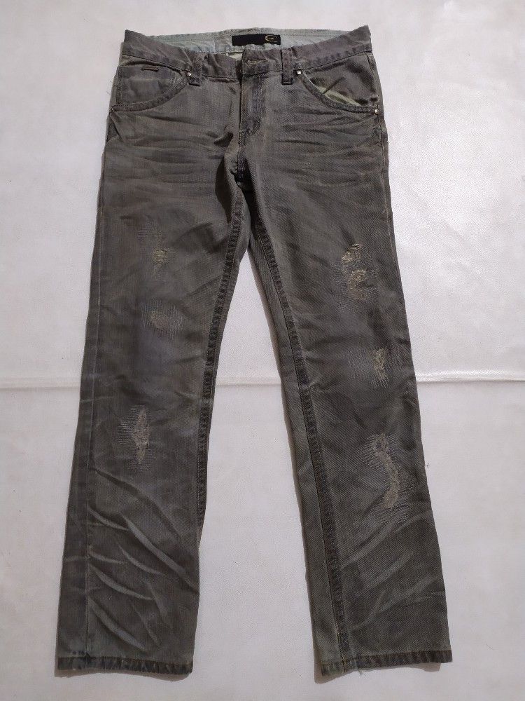Just Cavalli × Roberto Cavalli 🔥Just Cavalli Distressed Denim Size US 30 / EU 46 - 1 Thumbnail