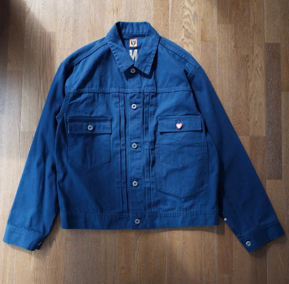 Pre-owned Human Made Work Jacket In Blue