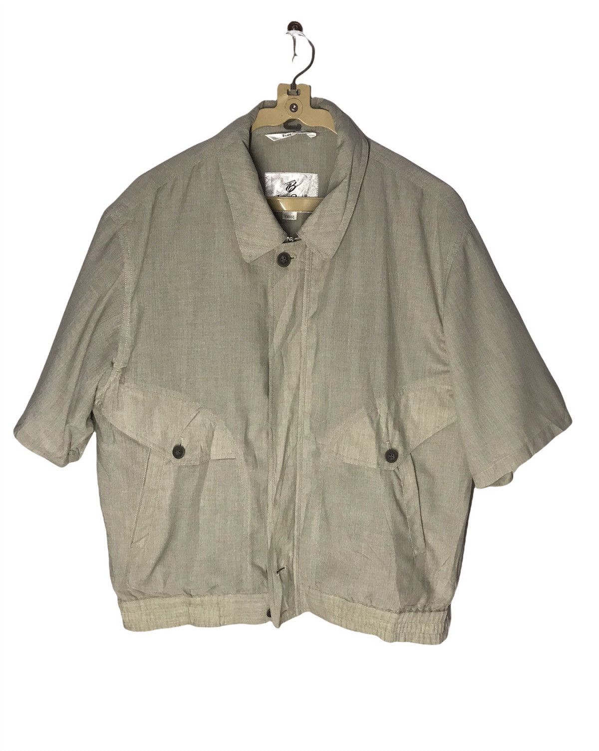 Japanese Brand × Vintage Troy bros zipper short sleeve jacket Size US L / EU 52-54 / 3 - 1 Thumbnail