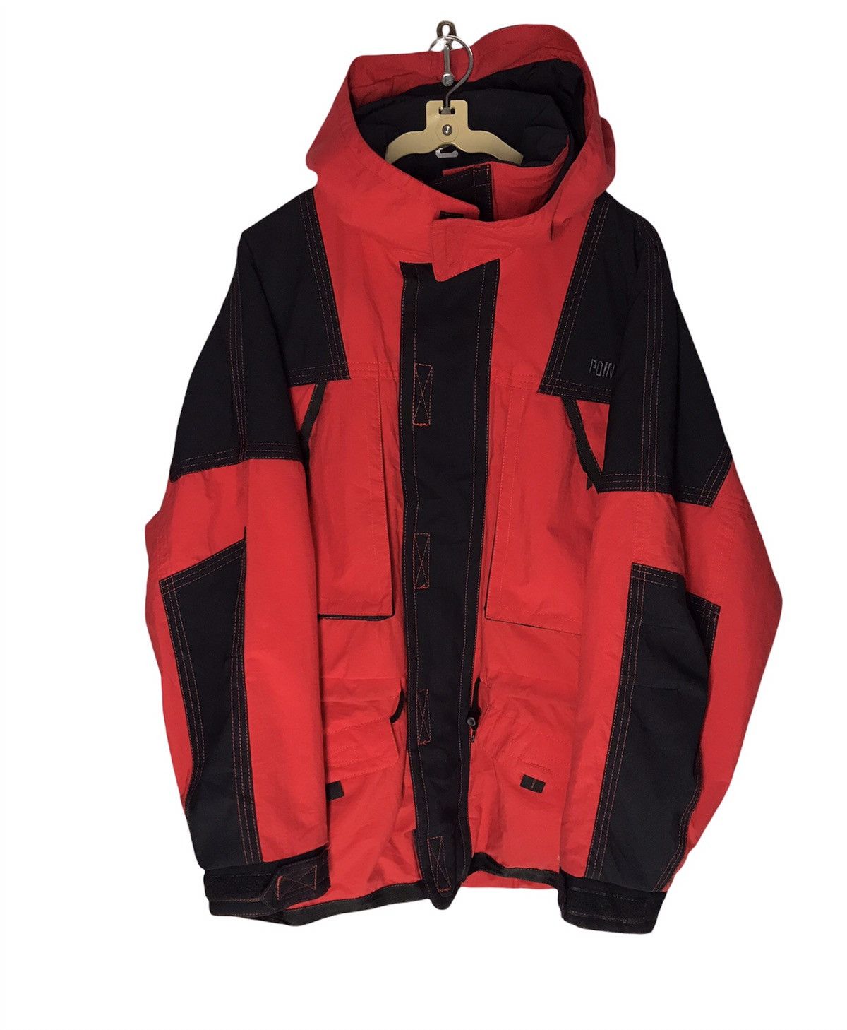 Japanese Brand Outdoor jacketwith hoodie by point square Size US M / EU 48-50 / 2 - 1 Thumbnail
