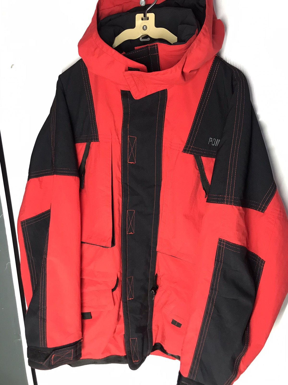 Japanese Brand Outdoor jacketwith hoodie by point square Size US M / EU 48-50 / 2 - 3 Thumbnail