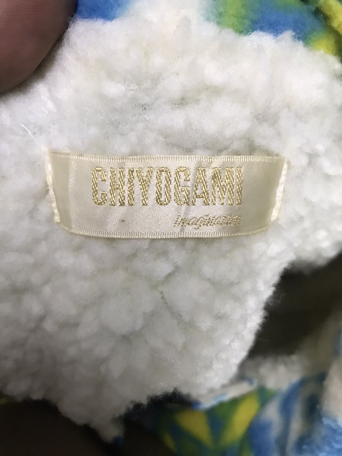 Chiyogami printed multipocket parkas jacket